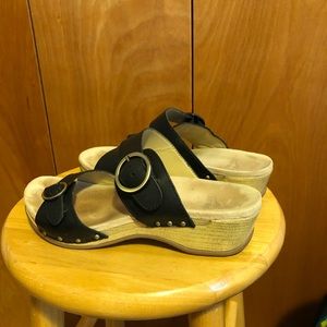 DANSKO Manda Slide Sandals in black